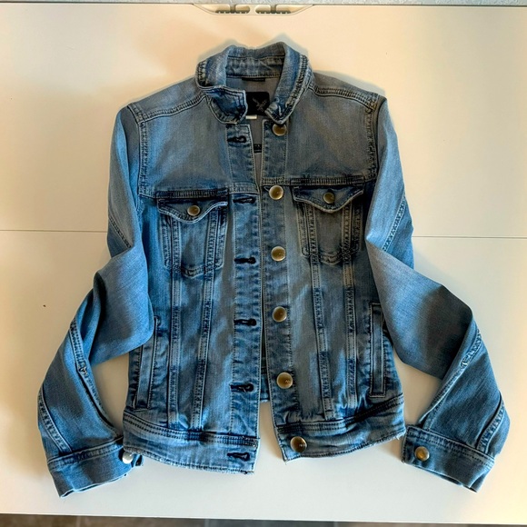 Vintage American Eagle XS Stretchy Jean Jacket - Picture 1 of 9